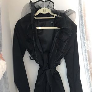 White House Black Market Ruffled Jacket